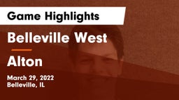 Belleville West  vs Alton Game Highlights - March 29, 2022