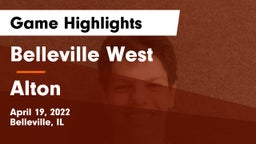 Belleville West  vs Alton Game Highlights - April 19, 2022