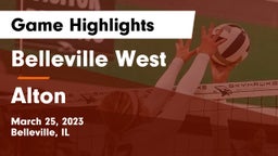 Belleville West  vs Alton  Game Highlights - March 25, 2023