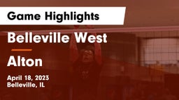 Belleville West  vs Alton  Game Highlights - April 18, 2023