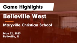 Belleville West  vs Maryville Christian School Game Highlights - May 22, 2023