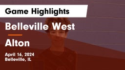 Belleville West  vs Alton  Game Highlights - April 16, 2024
