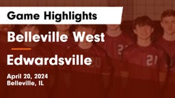Belleville West  vs Edwardsville  Game Highlights - April 20, 2024