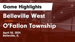 Belleville West  vs O'Fallon Township  Game Highlights - April 30, 2024