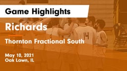 Richards  vs Thornton Fractional South  Game Highlights - May 10, 2021