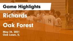 Richards  vs Oak Forest Game Highlights - May 24, 2021