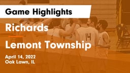Richards  vs Lemont Township  Game Highlights - April 14, 2022
