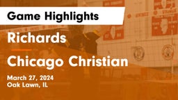 Richards  vs Chicago Christian  Game Highlights - March 27, 2024