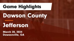 Dawson County  vs Jefferson  Game Highlights - March 28, 2024