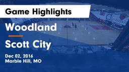 Woodland  vs Scott City  Game Highlights - Dec 02, 2016