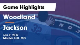 Woodland  vs Jackson  Game Highlights - Jan 9, 2017