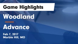 Woodland  vs Advance Game Highlights - Feb 7, 2017