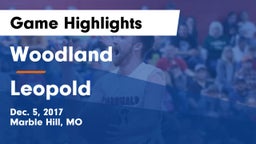 Woodland  vs Leopold Game Highlights - Dec. 5, 2017