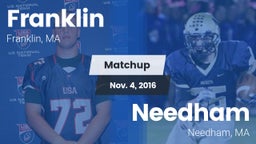 Matchup: Franklin vs. Needham  2016