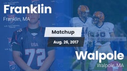 Matchup: Franklin vs. Walpole  2017