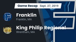 Recap: Franklin  vs. King Philip Regional  2019