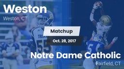 Matchup: Weston  vs. Notre Dame Catholic  2017