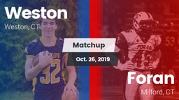 Matchup: Weston  vs. Foran  2019