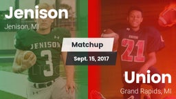 Matchup: Jenison   vs. Union  2017