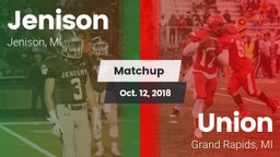 Matchup: Jenison   vs. Union  2018