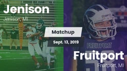 Matchup: Jenison   vs. Fruitport  2019