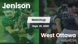 Matchup: Jenison   vs. West Ottawa  2020