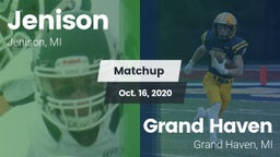 Matchup: Jenison   vs. Grand Haven  2020