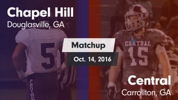 Matchup: Chapel Hill High vs. Central  2016