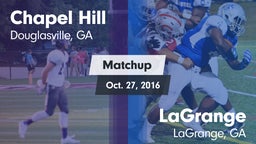 Matchup: Chapel Hill High vs. LaGrange  2016