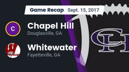 Recap: Chapel Hill  vs. Whitewater  2017
