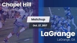 Matchup: Chapel Hill High vs. LaGrange  2017