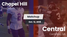 Matchup: Chapel Hill High vs. Central  2018