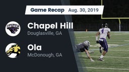 Recap: Chapel Hill  vs. Ola  2019