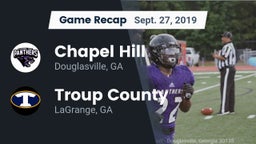 Recap: Chapel Hill  vs. Troup County  2019