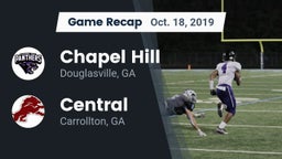 Recap: Chapel Hill  vs. Central  2019
