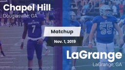 Matchup: Chapel Hill High vs. LaGrange  2019