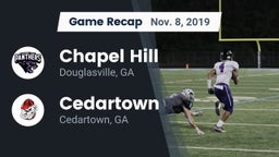 Recap: Chapel Hill  vs. Cedartown  2019