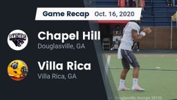 Recap: Chapel Hill  vs. Villa Rica  2020