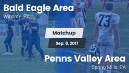 Matchup: Bald Eagle Area vs. Penns Valley Area  2017