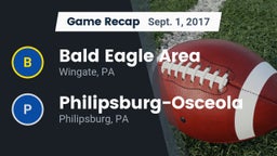 Recap: Bald Eagle Area  vs. Philipsburg-Osceola  2017