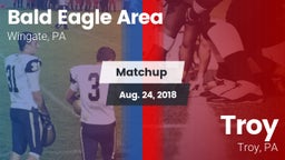 Matchup: Bald Eagle Area vs. Troy  2018