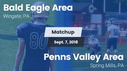 Matchup: Bald Eagle Area vs. Penns Valley Area  2018