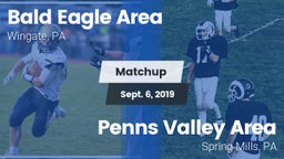 Matchup: Bald Eagle Area vs. Penns Valley Area  2019