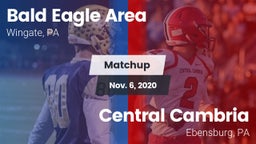 Matchup: Bald Eagle Area vs. Central Cambria  2020