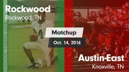 Matchup: Rockwood  vs. Austin-East  2016