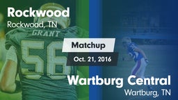 Matchup: Rockwood  vs. Wartburg Central  2016