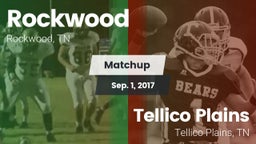Matchup: Rockwood  vs. Tellico Plains  2017