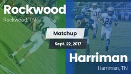 Matchup: Rockwood  vs. Harriman  2017