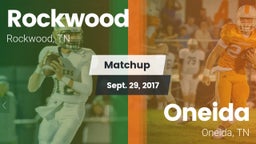 Matchup: Rockwood  vs. Oneida  2017