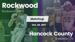 Matchup: Rockwood  vs. Hancock County  2017